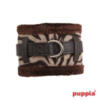 Puppia Modern Zebra neckguard obojek hnědá