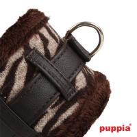 Puppia Modern Zebra neckguard obojek hnědá