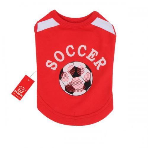 Puppia Worldpup triko červená