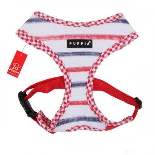 Puppia kšíry Sappy Harness A - červená