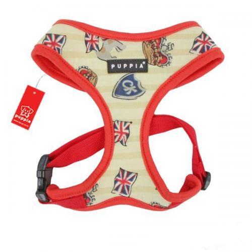 Puppia kšíry Britannia Harness A - červená
