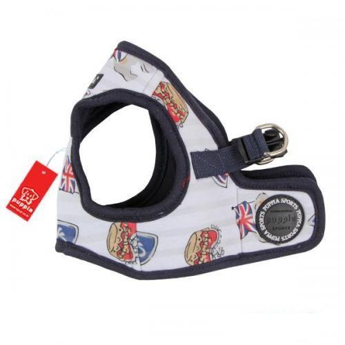 Puppia kšíry Britannia Harness B - námořnická modrá