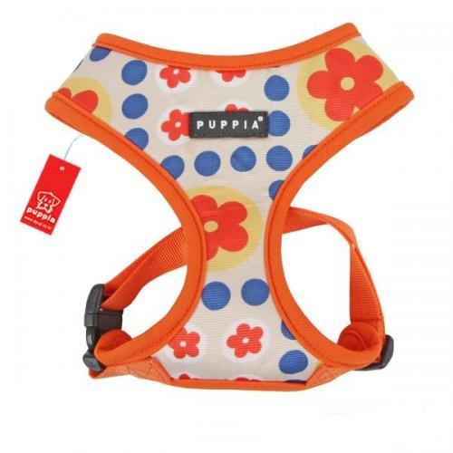 Puppia kšíry Blossom Harness A - oranžová