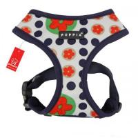 Puppia kšíry Blossom Harness A - námořnická modrá