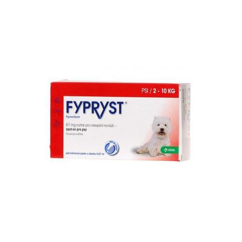 Fypryst Spot-on Dog S sol - 1x0,67ml (2 - 10kg)