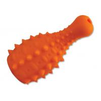 Hračka DOG FANTASY silikonové stehno oranžové
