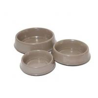 Miska kovová hnědá 14 cm