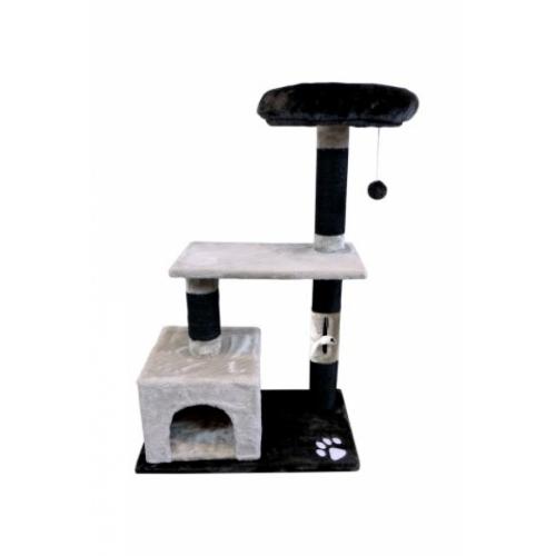 Škrabadlo Barcelona 60 x 33,5 x 96 cm šedá