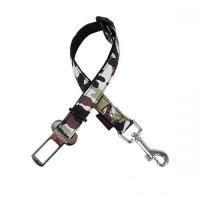 Puppia Legend Dog Seatbelt Lead bezpečnostní pás do auta hnědý-kamufláž
