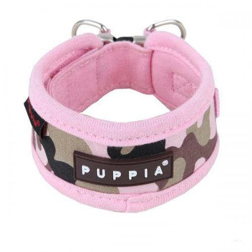 Puppia obojek Legend Neckuguard růžové-kamufláž