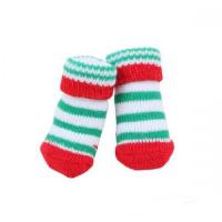 Puppia ponožky pro psy GRINCH červené