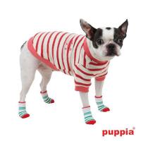 Puppia ponožky pro psy GRINCH červené