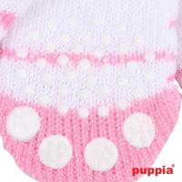 Puppia ponožky pro psy Polka Dot bílé