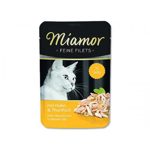 Kapsička MIAMOR Filet kuře + tuňák 100g