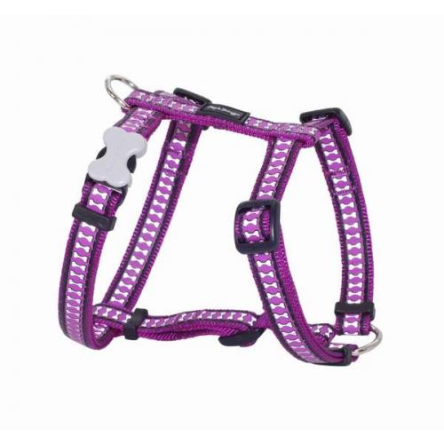 Red Dingo postroj střední reflexní – fialový