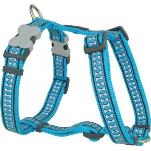 Red Dingo postroj malý reflexní – tyrkysový