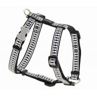 Red Dingo postroj extra velký reflexní – černý