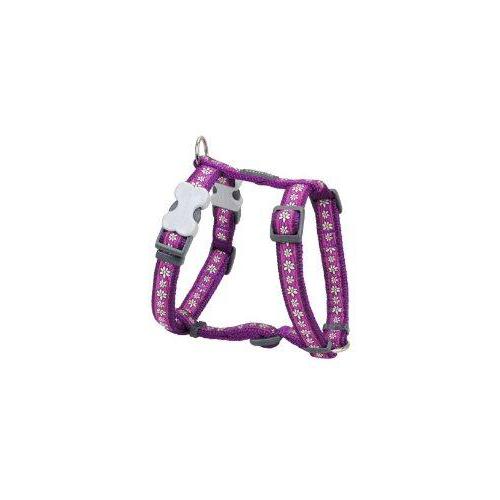 Red Dingo postroj malý se vzorem - Daisy Chain Purple