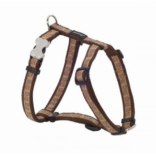 Red Dingo postroj malý se vzorem - Hypno Brown