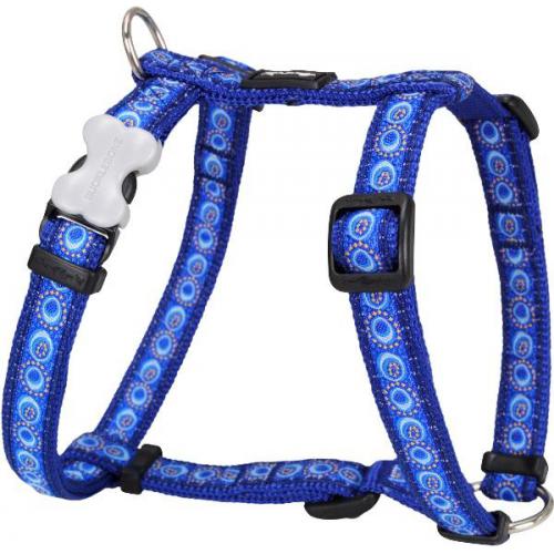 Red Dingo postroj střední se vzorem - Cosmos Blue