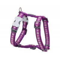 Red Dingo postroj velký se vzorem - Daisy Chain Purple