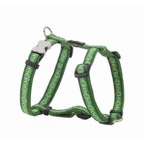 Red Dingo postroj extra velký se vzorem – Cosmos Green