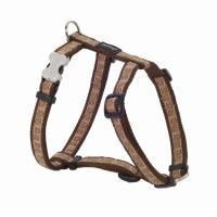 Red Dingo postroj extra velký se vzorem – Hypno Brown