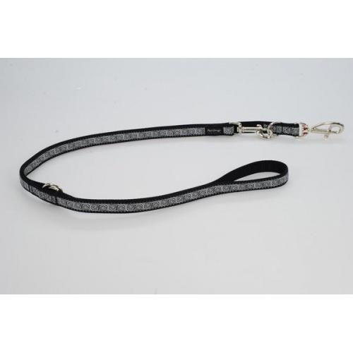 Red Dingo vodítko malé přepínací se vzorem - Hypno Black