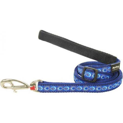 Red Dingo vodítko střední 1,8 m se vzorem - Cosmos Blue