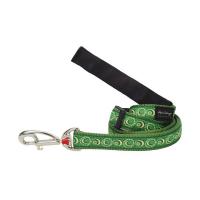 Red Dingo vodítko střední 1,8 m se vzorem - Cosmos Green