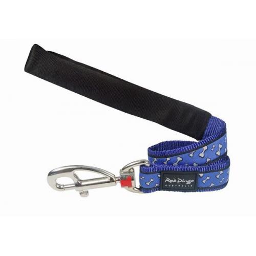 Red Dingo vodítko velké 0,6 m se vzorem - Flying Bones