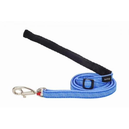 Red Dingo vodítko velké 1,8 m se vzorem - Hypno Blue