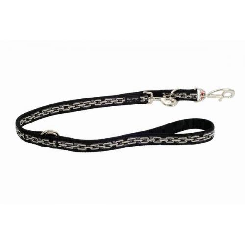Red Dingo vodítko velké přepínací 25 mm x 2 m se vzorem - Chain