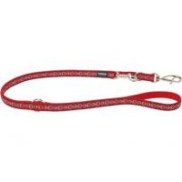 Red Dingo vodítko velké přepínací 2 m se vzorem - Cosmos Red