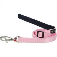 Red Dingo vodítko jednobarevné malé 1,8 m – růžové