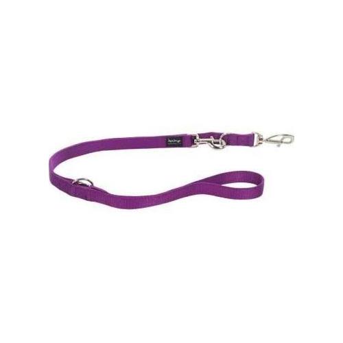 Red Dingo vodítko jednobarevné malé přepínací 2 m - fialové