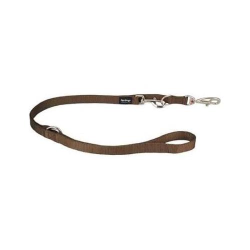 Red Dingo vodítko jednobarevné malé přepínací 2 m - hnědé