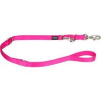 Red Dingo vodítko jednobarevné malé přepínací 2 m -tmavě růžové
