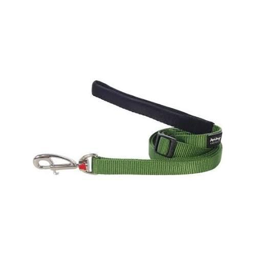 Red Dingo vodítko jednobarevné střední 1,8 m – zelené