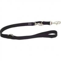 Red Dingo vodítko jednobarevné velké přepínací 2 m - černé