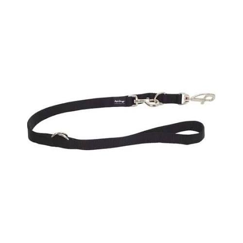 Red Dingo vodítko jednobarevné velké přepínací 2 m - černé