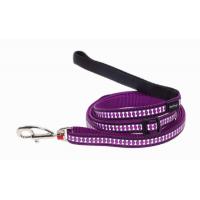 Red Dingo vodítko reflexní malé 1,8 m – fialové