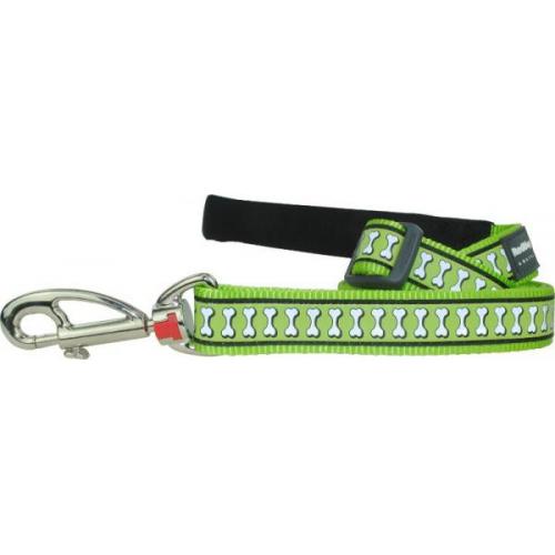 Red Dingo vodítko reflexní malé 1,8 m – limetkové