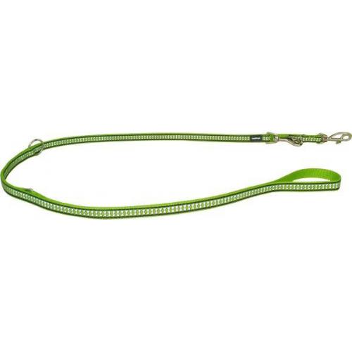 Red Dingo vodítko reflexní střední přepínací 20 mm x 2 m - limetkové