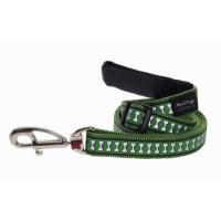 Red Dingo vodítko reflexní velké 1,8 m – zelené