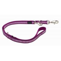 Red Dingo vodítko reflexní velké přepínací 2 m - fialové