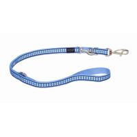 Red Dingo vodítko reflexní velké přepínací 25 mm x 2 m - středně modré