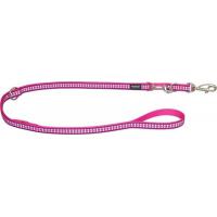 Red Dingo vodítko reflexní velké přepínací 2 m - tmavě růžové