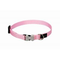 Red Dingo obojek jednobarevný 20 - 32 cm - růžový