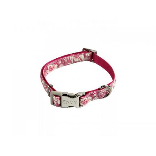 Papillon obojek extra velký 48 - 70 cm se vzorem - Hula Hula růžový